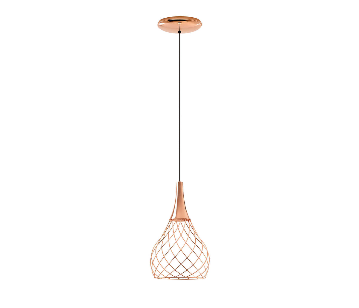 Stilnovo - Linea Light Mongolfier Pendelleuchte LED Roségold Ø26 cm