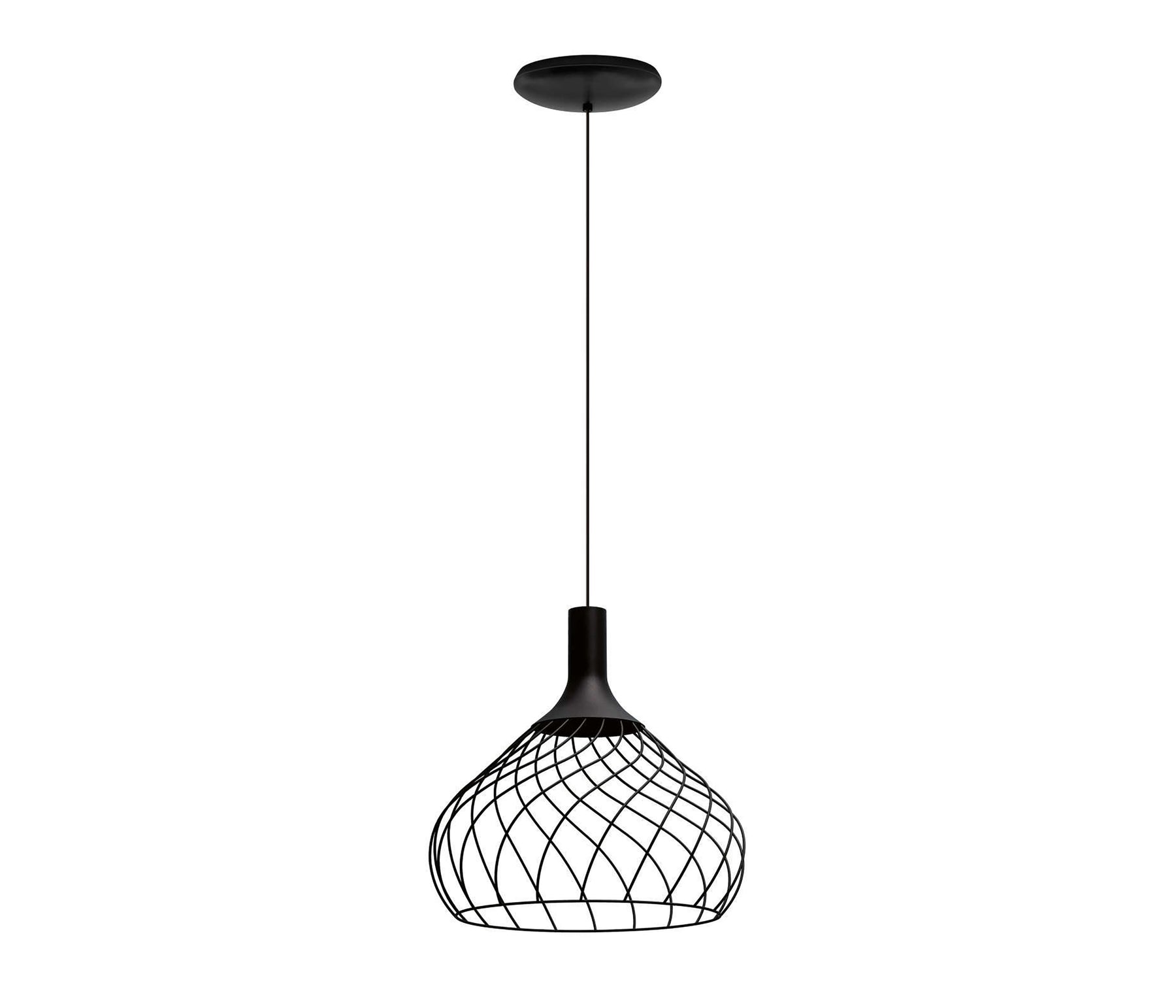 Stilnovo - Linea Light Mongolfier Pendelleuchte LED schwarz Ø40 cm
