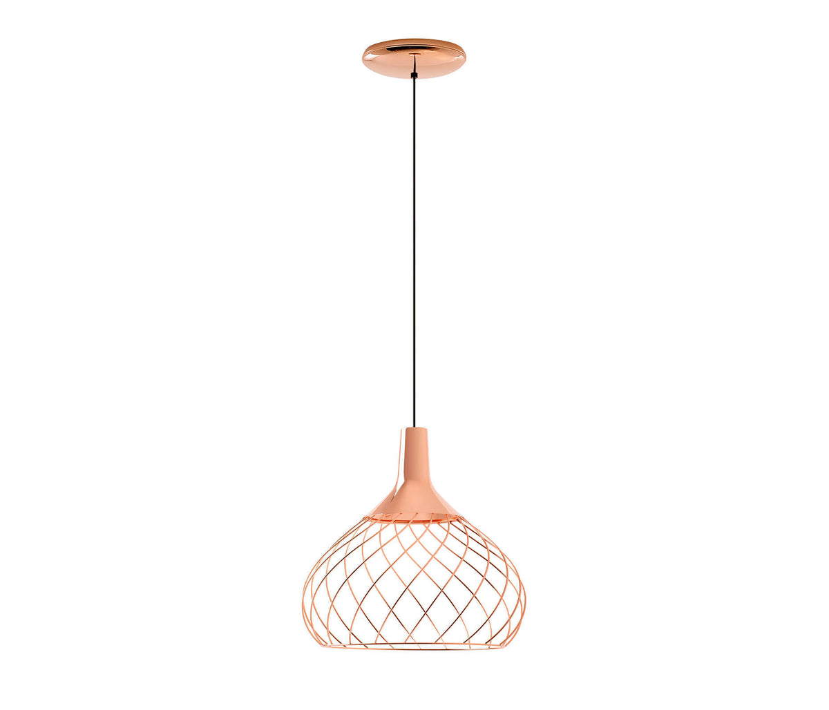 Stilnovo - Linea Light Mongolfier Pendelleuchte LED Roségold Ø40 cm