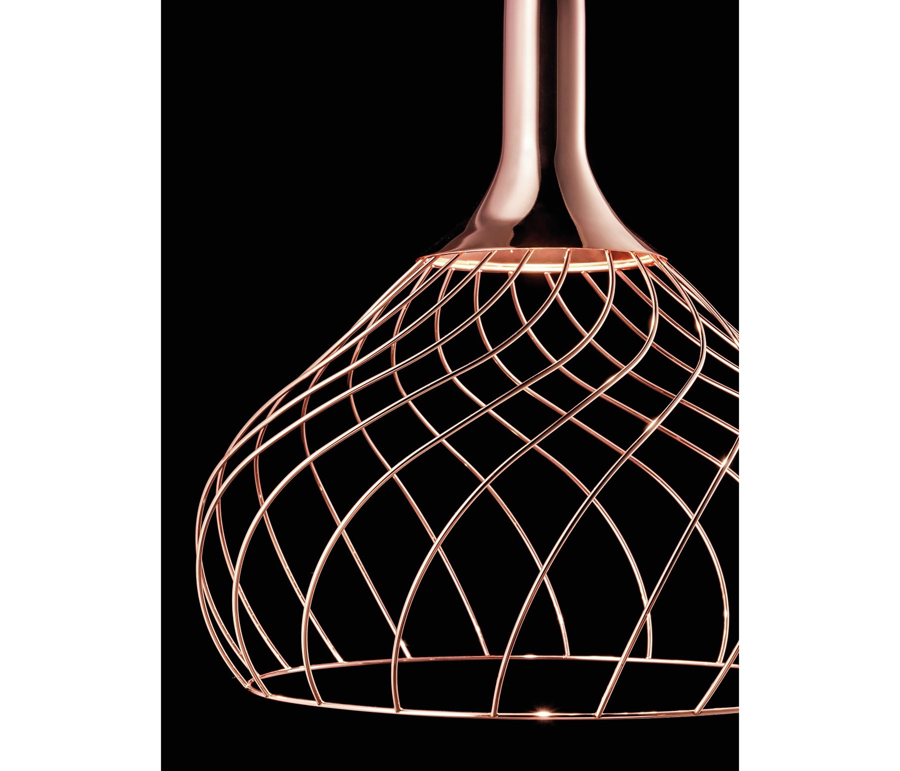 Stilnovo - Linea Light Mongolfier Pendelleuchte LED Roségold Ø40 cm