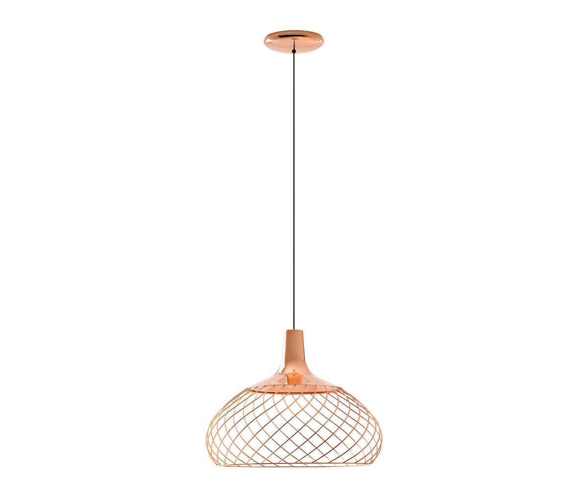 Stilnovo - Linea Light Mongolfier Pendelleuchte LED Roségold Ø57 cm