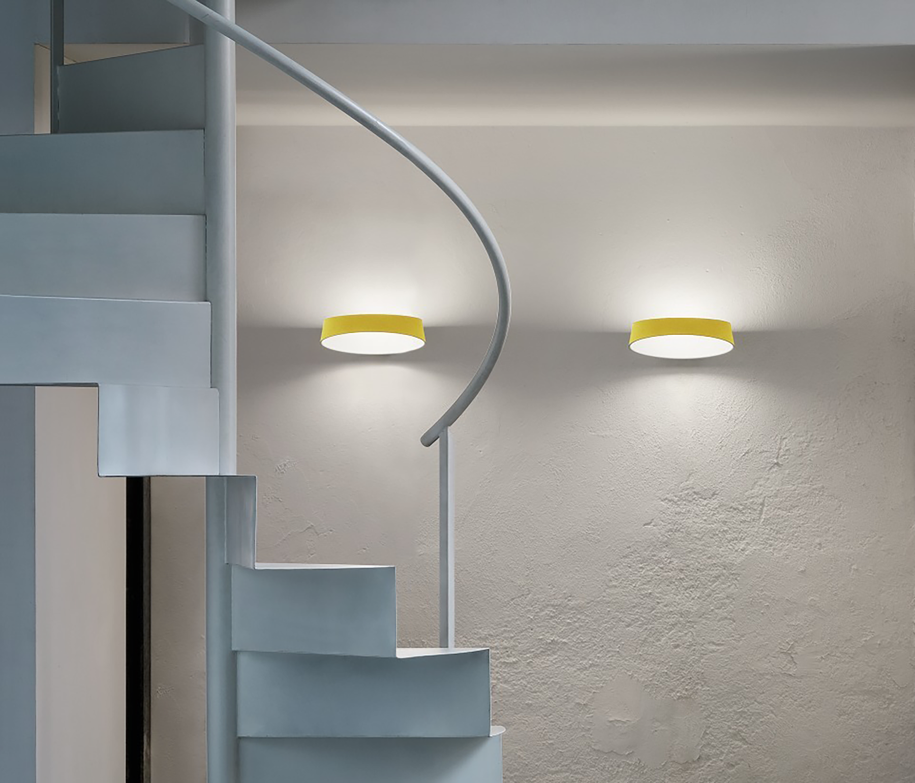 Stilnovo - Linea Light Oxygen Wandleuchte gelb LED Flur