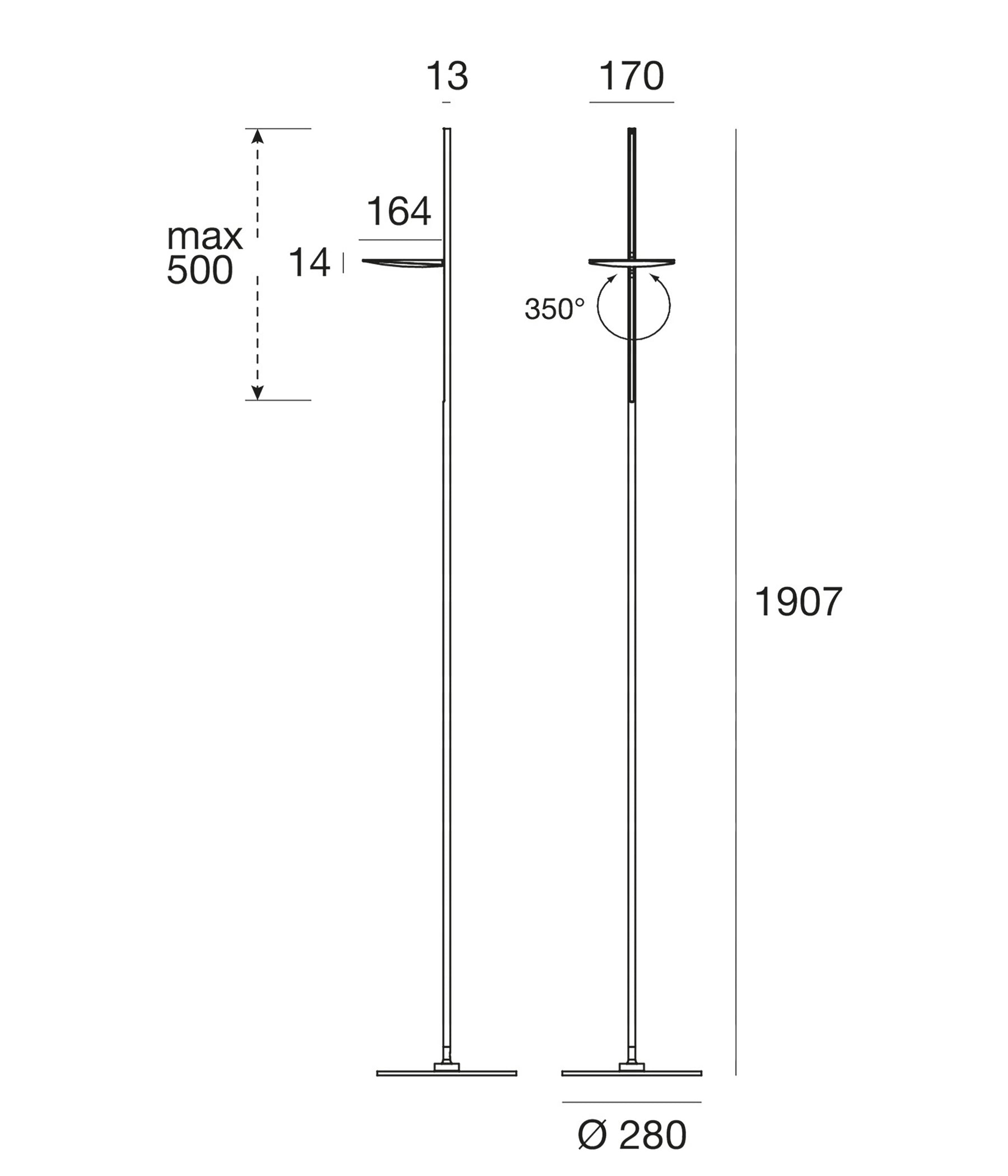 Stilnovo - Linea Light Kimia Stehleuchte LED weiß