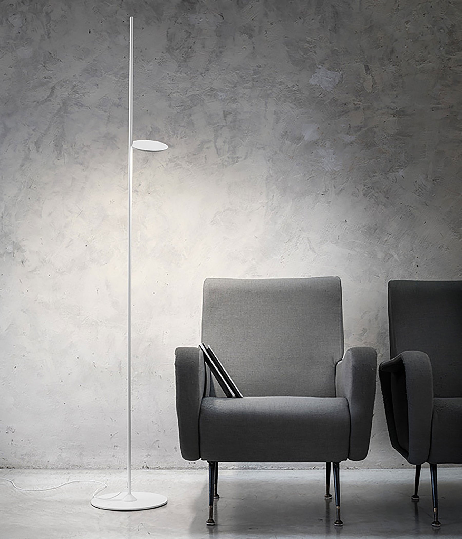 Stilnovo - Linea Light Kimia Stehleuchte LED weiß Wohnzimmer