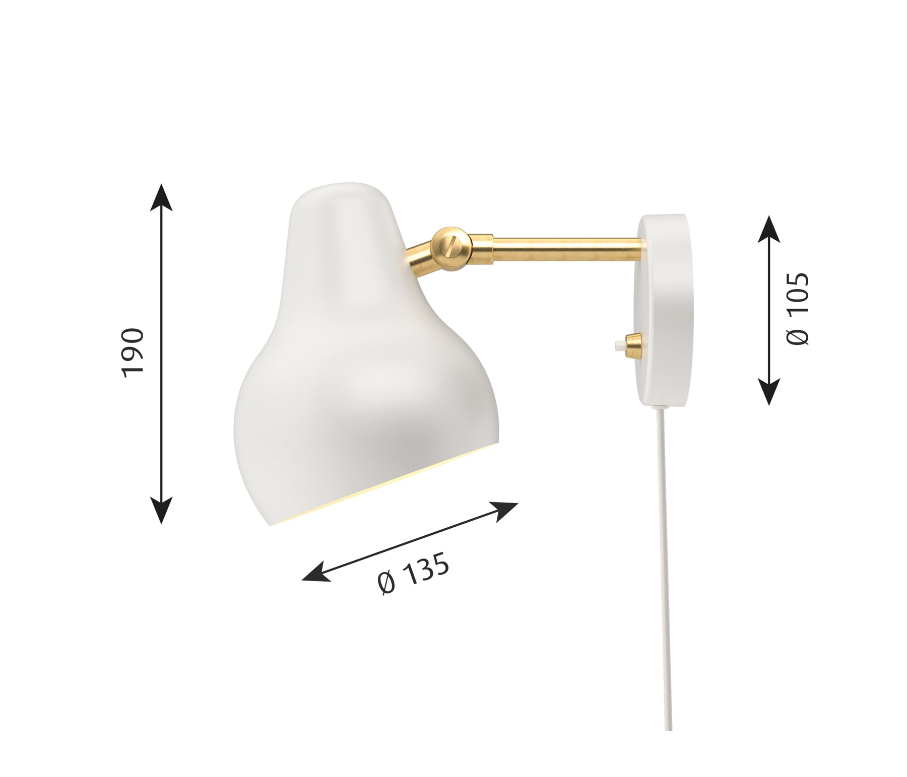 Louis Poulsen VL38 Wandleuchte LED