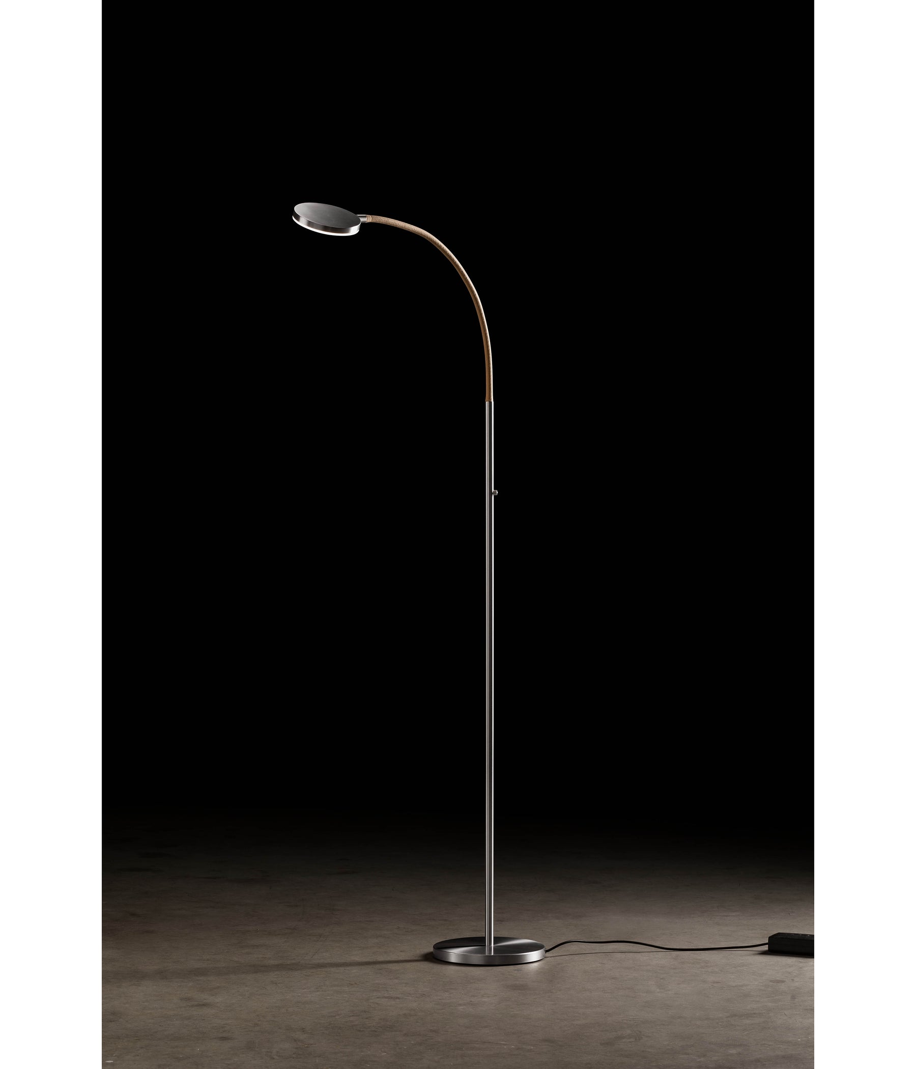 Holtkötter Flex S Stehleuchte aluminium matt / sand LED