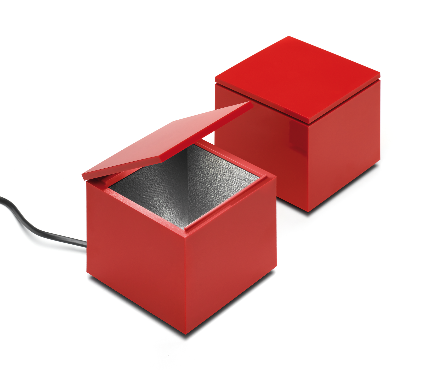 Cini & Nils Cuboluce Tischleuchte rot LED