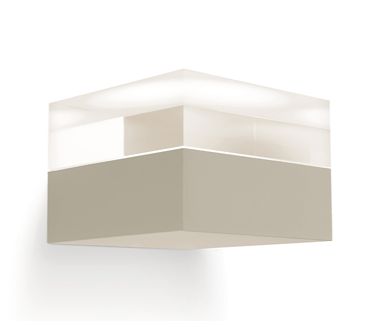 Cini & Nils Roma Wandleuchte graubraun hell LED