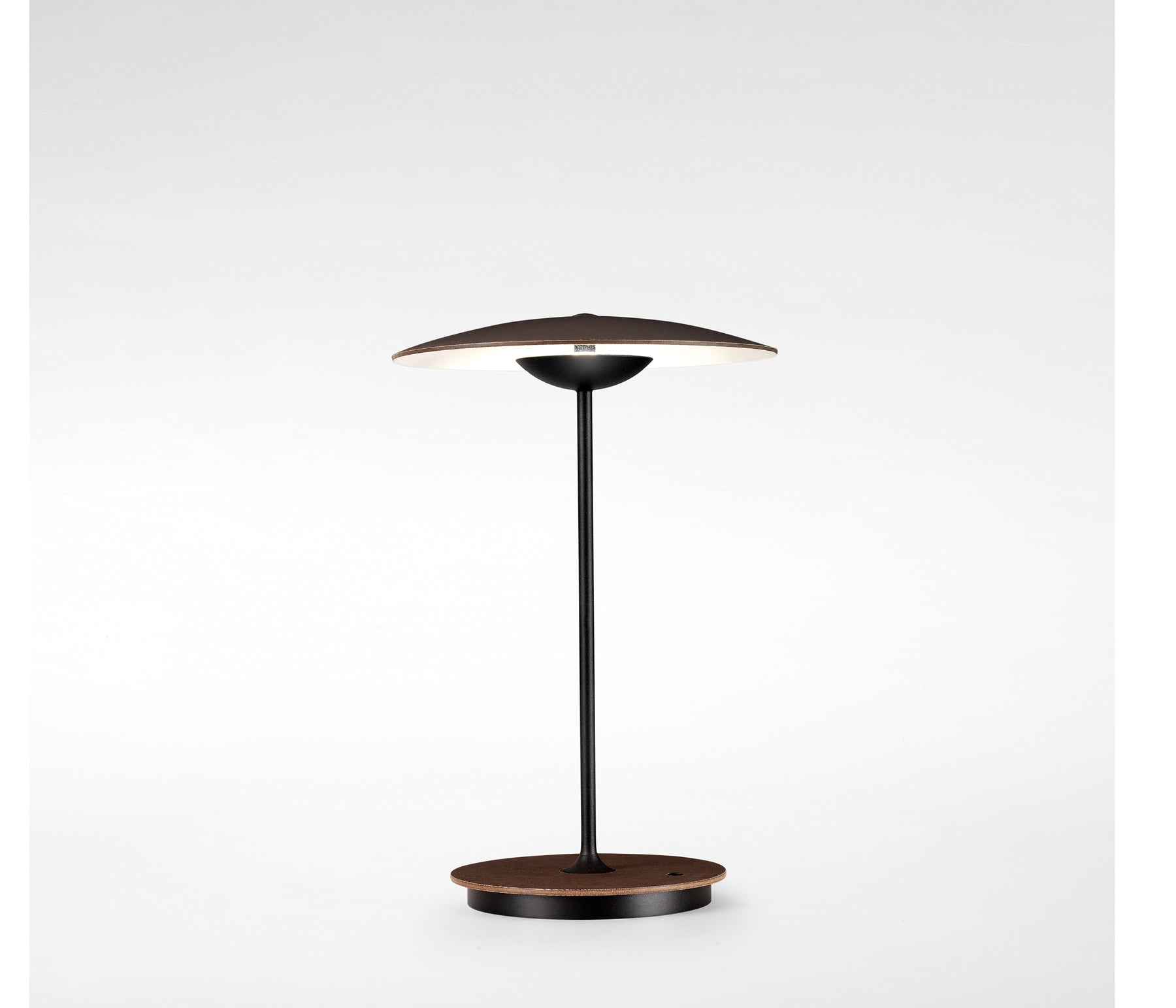 Marset Ginger Akkuleuchte Wenge weiß LED