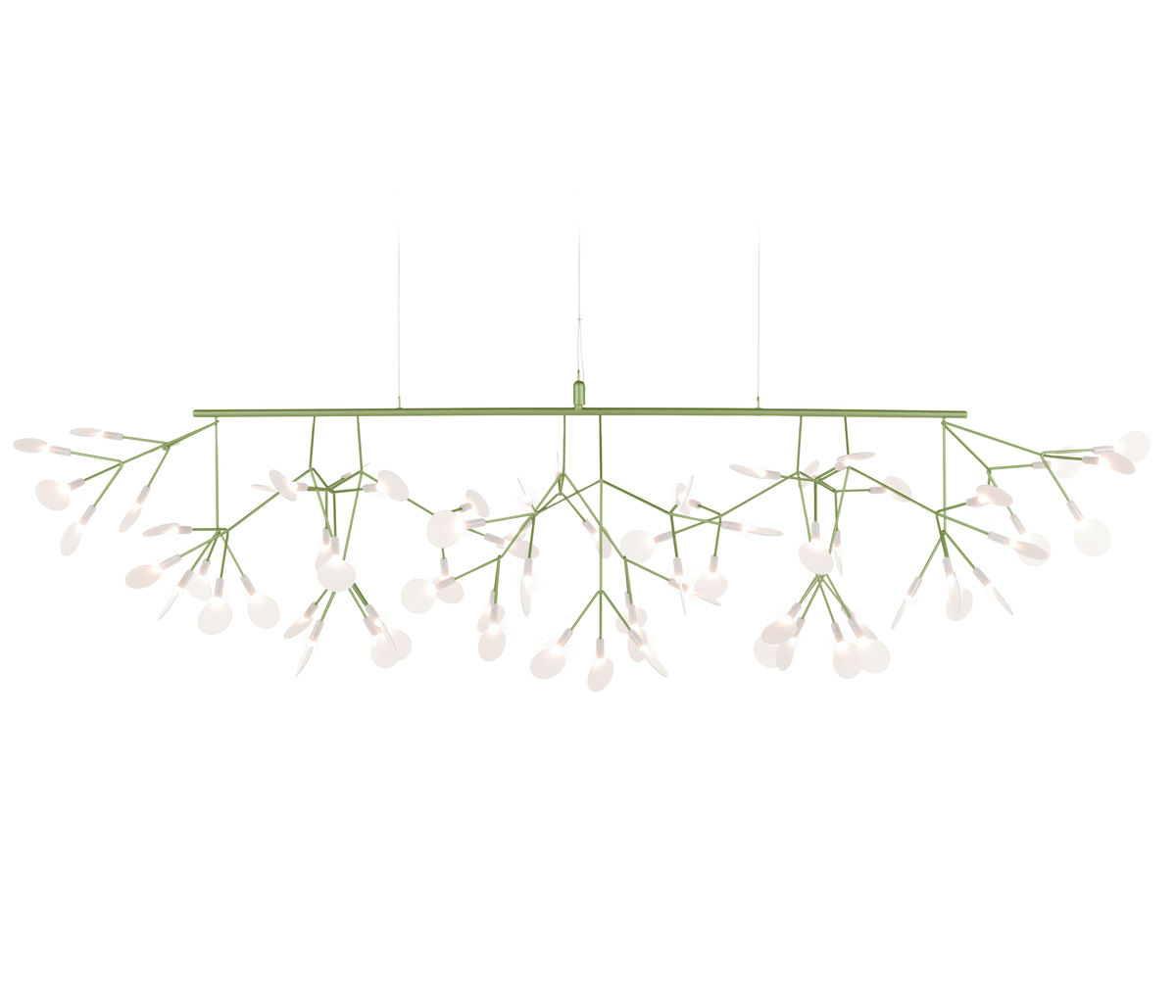 Moooi Heracleum III Linear Pendelleuchte LED Grün