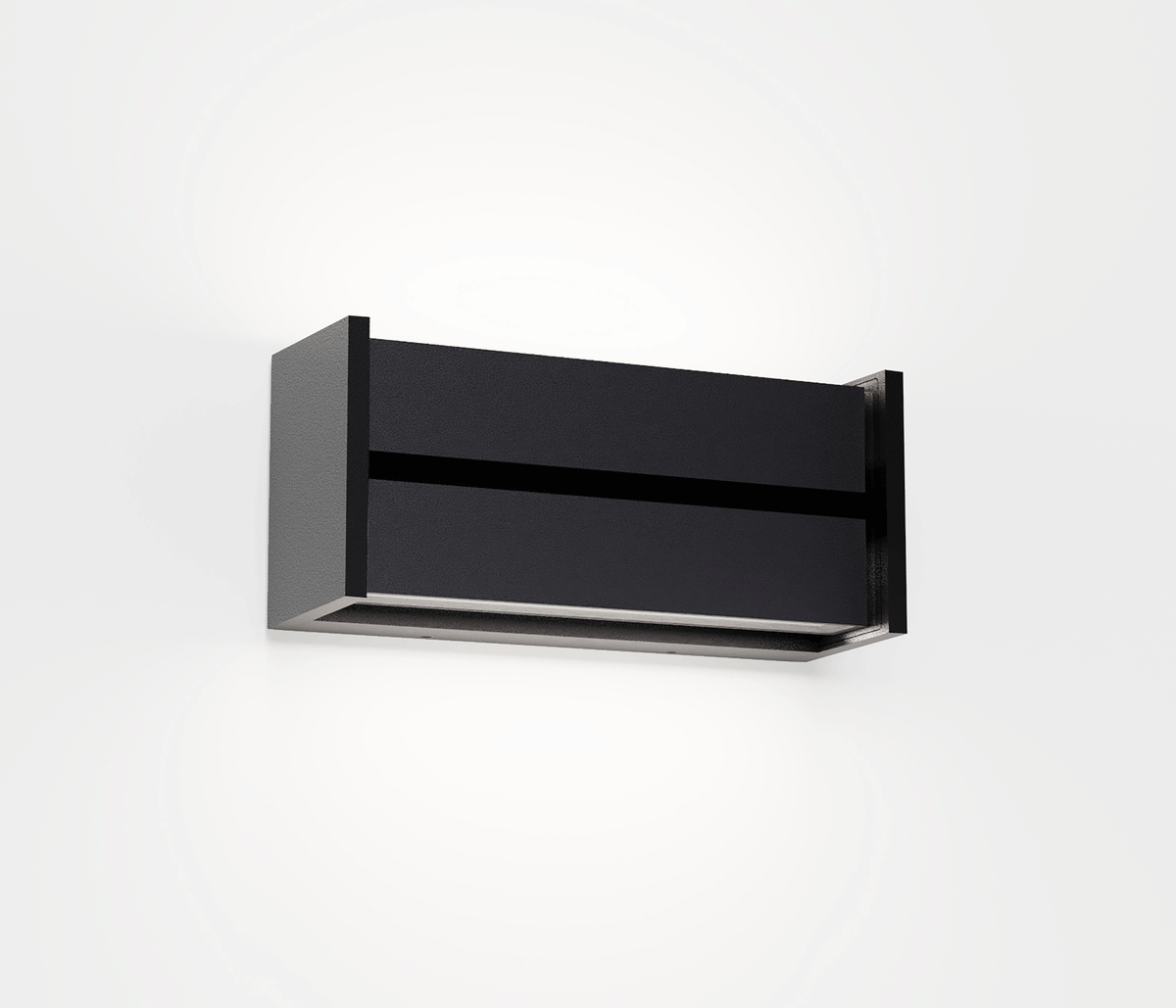IP44.de Slat Wandleuchte LED deep black