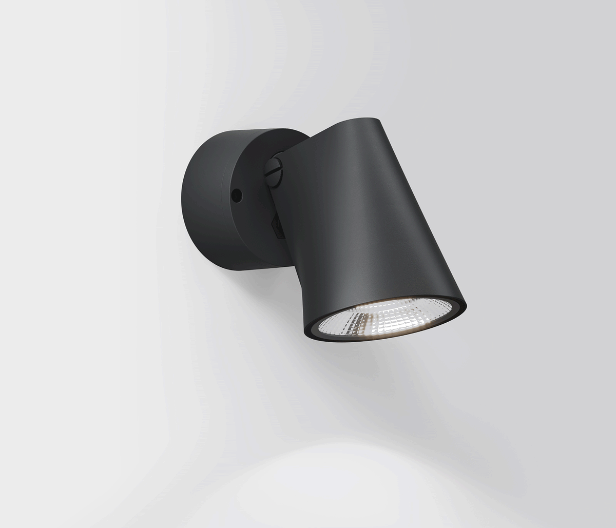 IP44.de stic Wandleuchte LED deep black