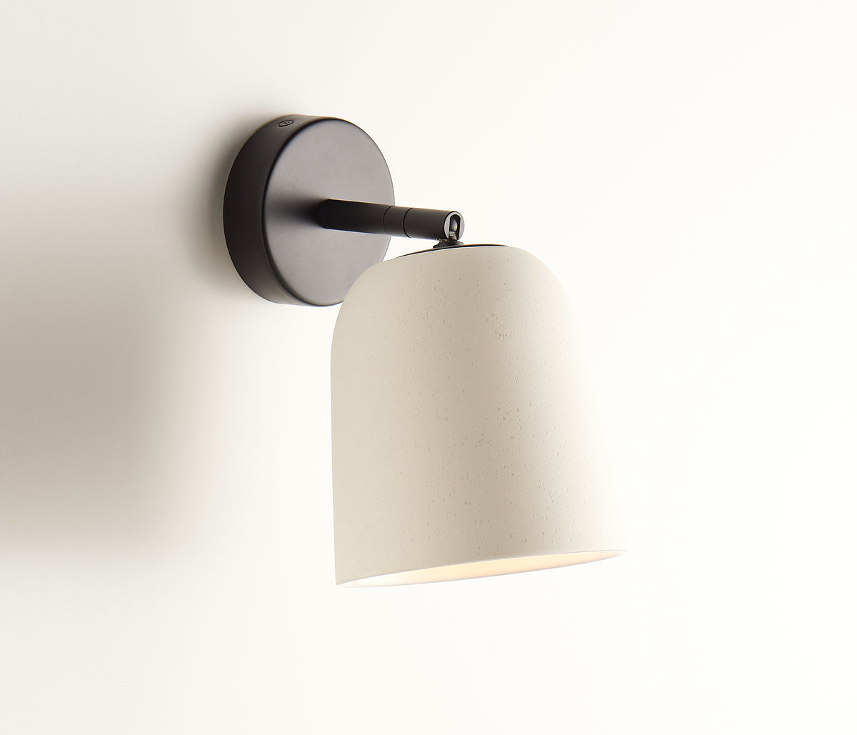 Casablanca Clavio Wandleuchte weiß / schwarz matt