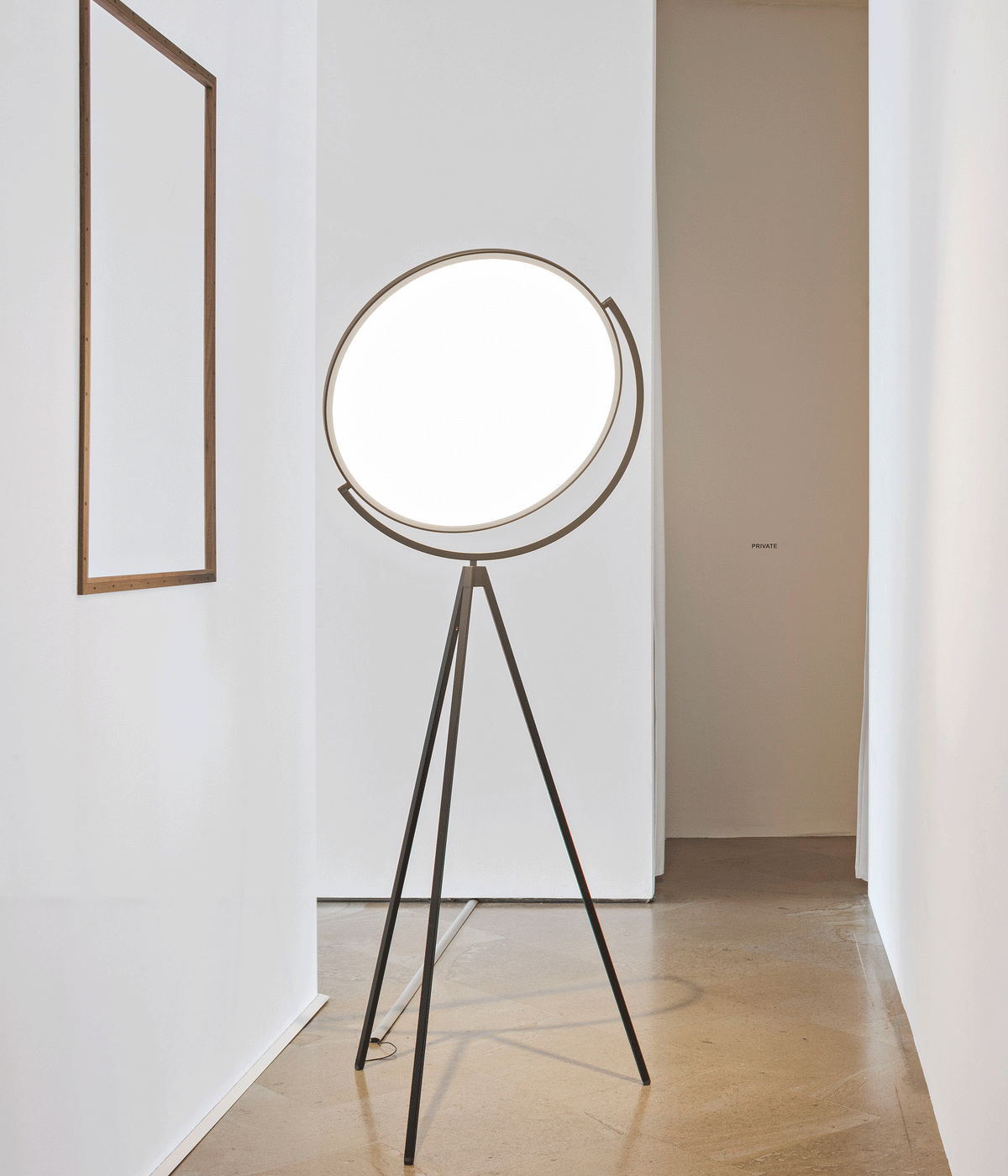 Flos Superloon Stehleuchte schwarz LED