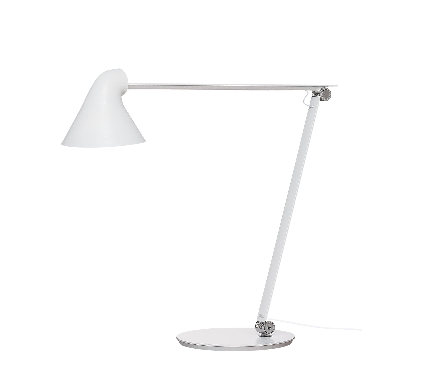 Louis Poulsen NJP Tischleuchte weiß sockel LED