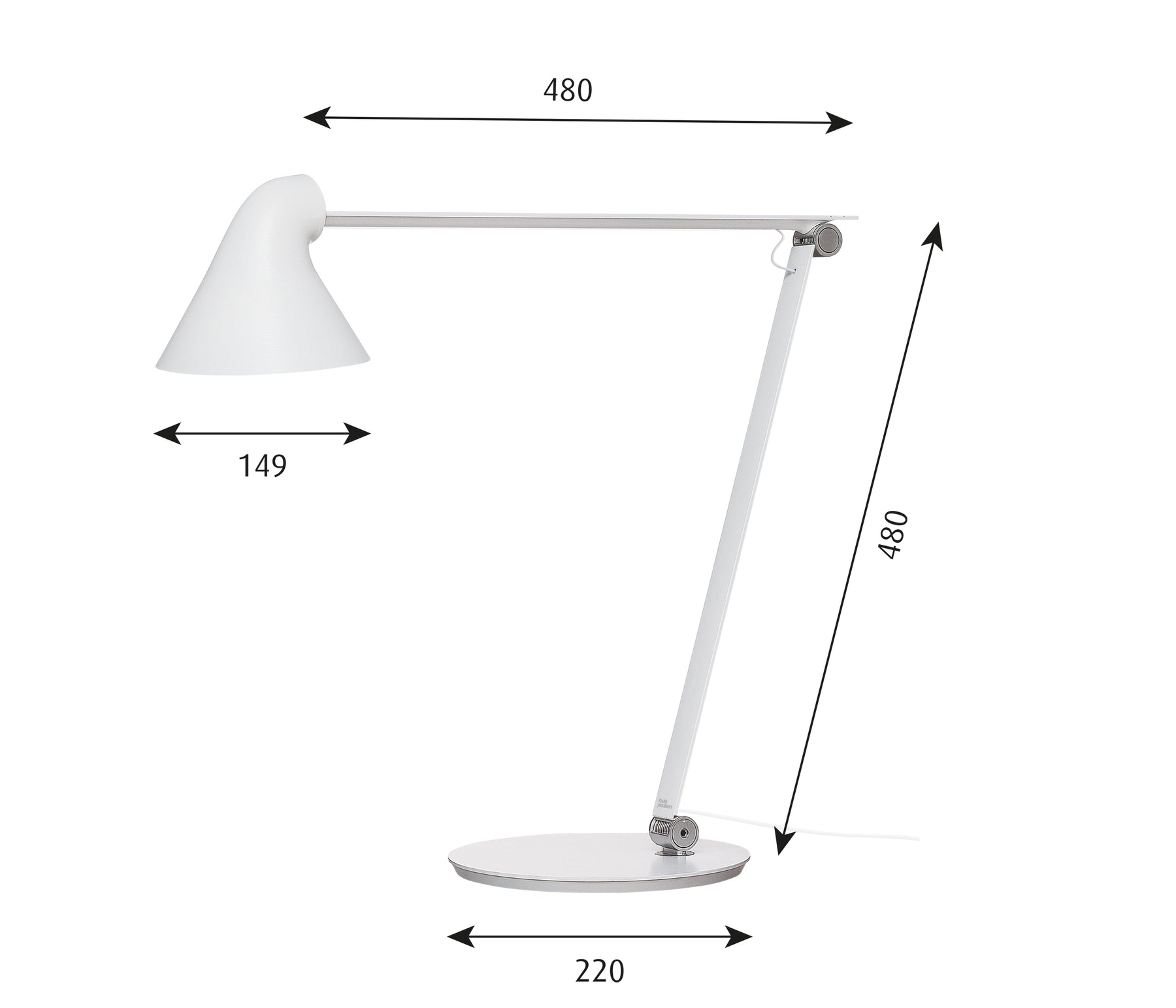 Louis Poulsen NJP Tischleuchte LED