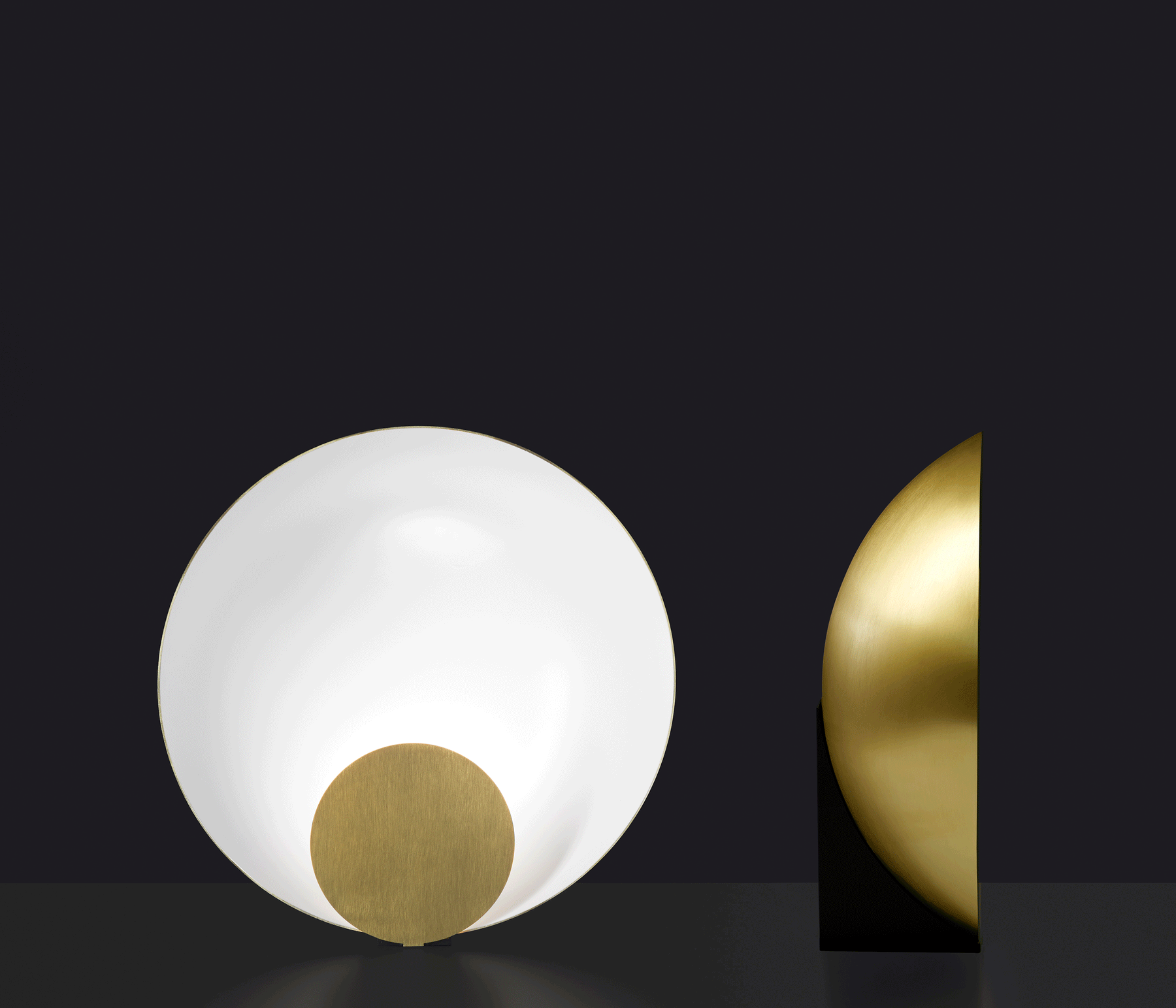 Oluce Siro Tischleuchte Ø 45 cm LED