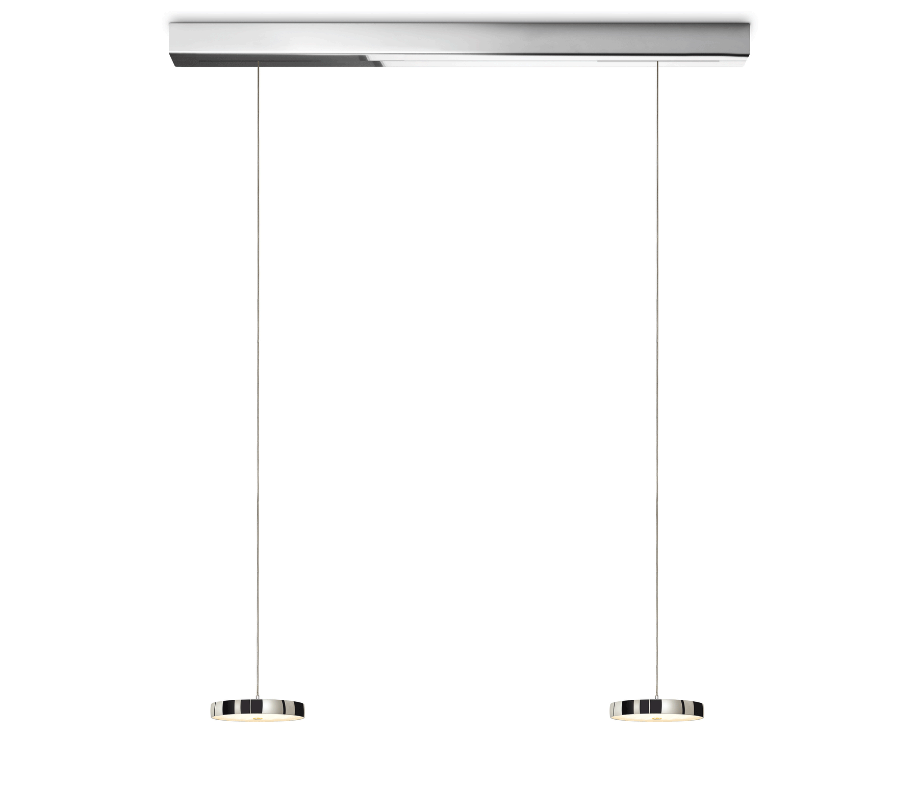 Oligo Decent Pendellampe 2-flammig chrom LED