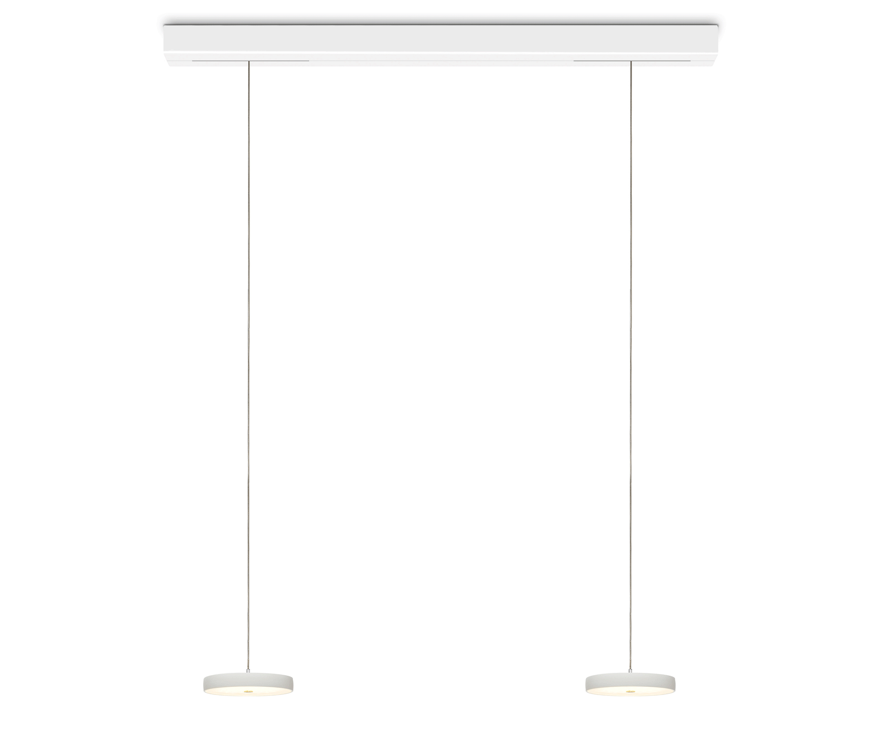 Oligo Decent Pendellampe 2-flammig weiß LED