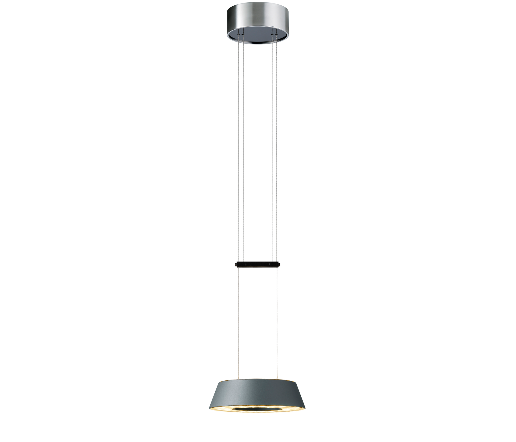 Oligo Glance Pendelleuchte LED 1-flammig grau matt