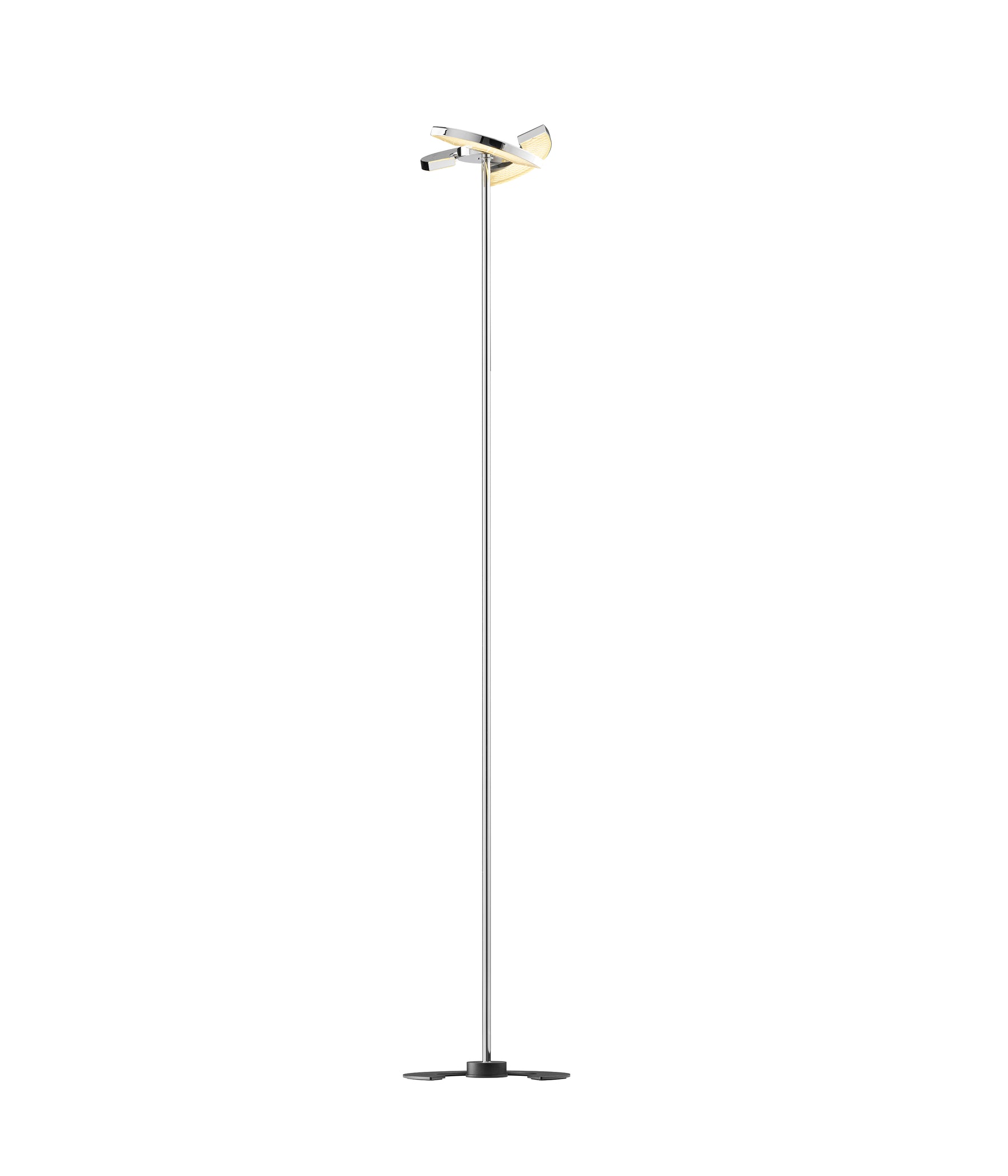 Oligo Trinity Stehleuchte chrom LED