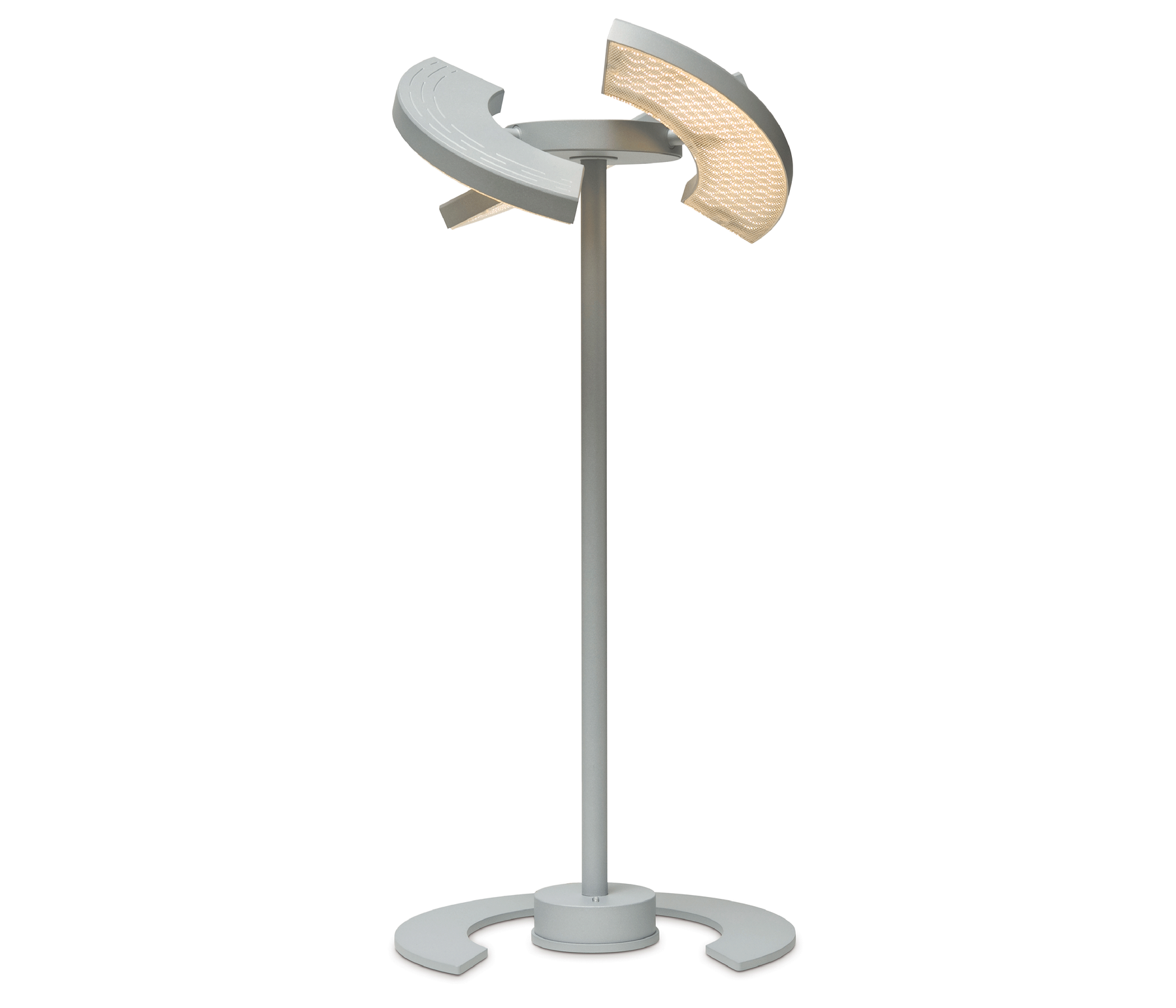 Oligo Trinity Tischleuchte chrom matt LED