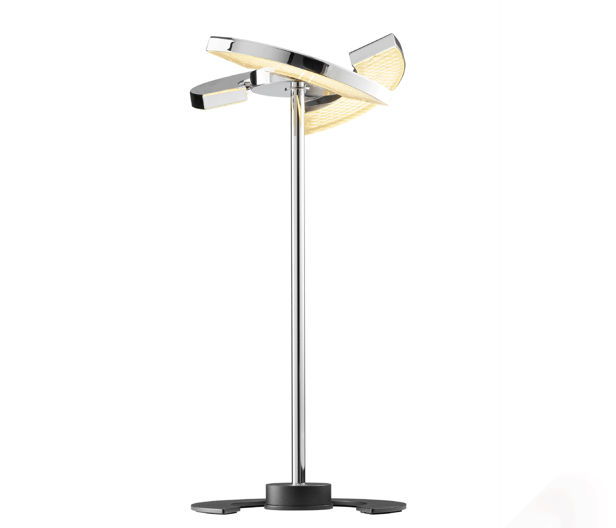 Oligo Trinity Tischleuchte chrom LED