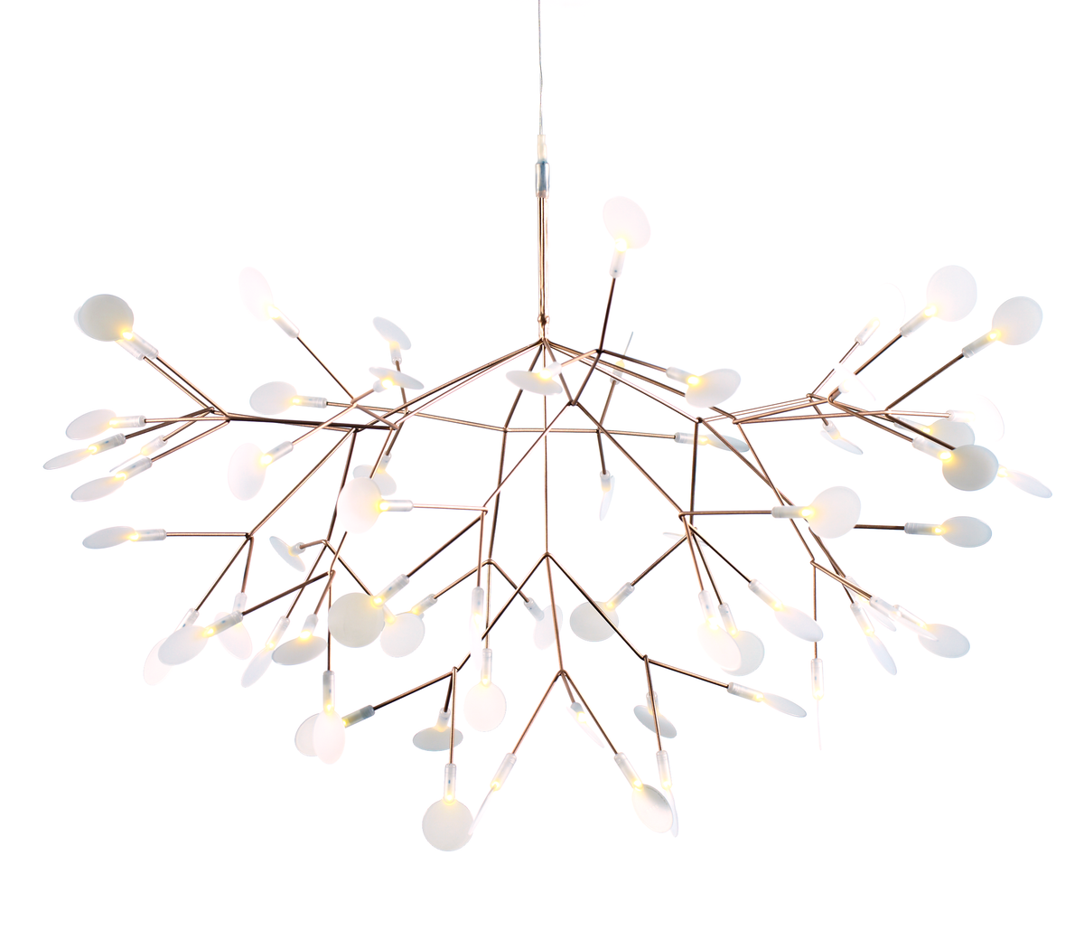 Moooi Heracleum III LED Pendelleuchte kupfer