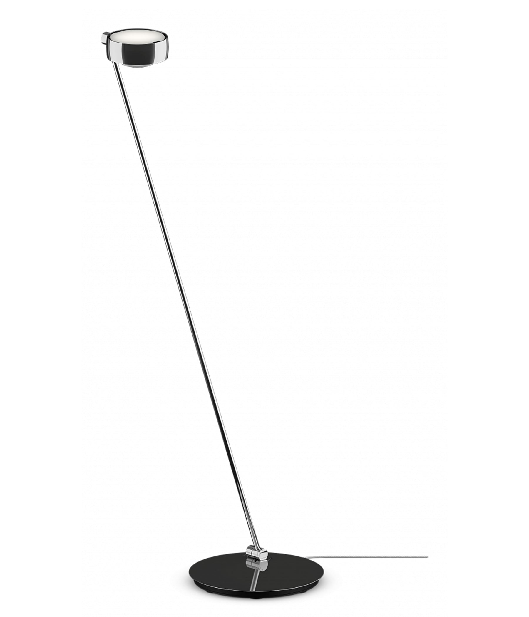 Occhio Sento lettura Stehleuchte 125 cm chromglanz rechts vom Objekt LED