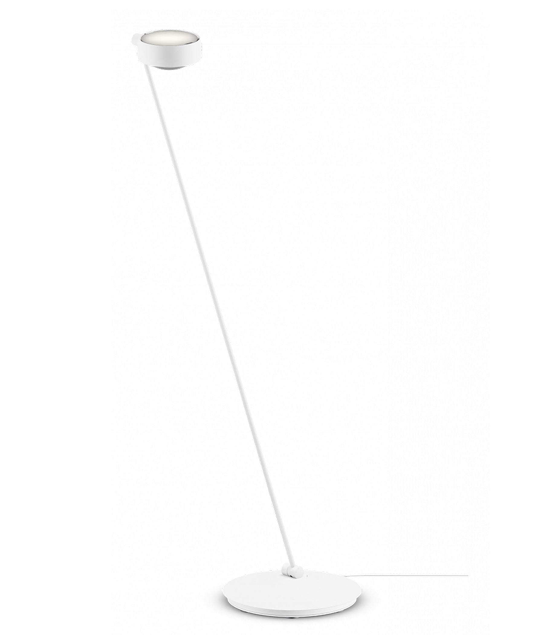 Occhio Sento lettura Stehleuchte 125 cm weiß matt rechts vom Objekt LED