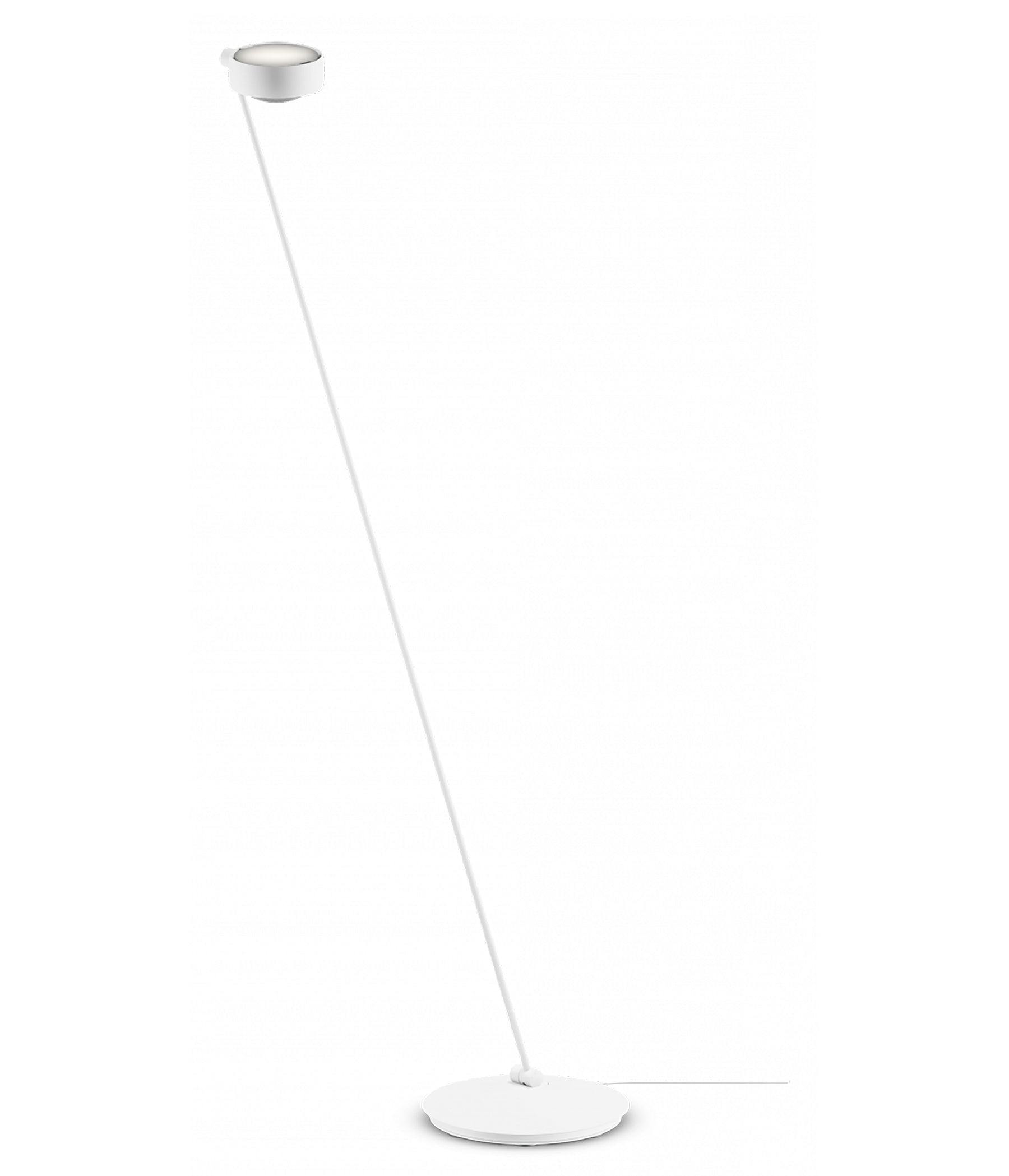 Occhio Sento lettura Stehleuchte 160 cm weiß matt rechts vom Objekt LED