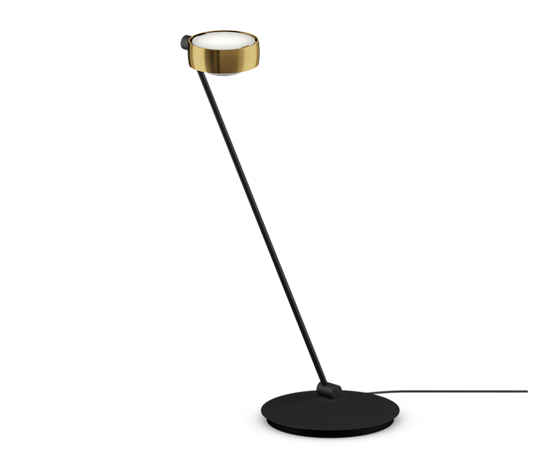 Occhio Sento tavolo Tischleuchte 80 cm bronze schwarz matt rechts vom Objekt LED