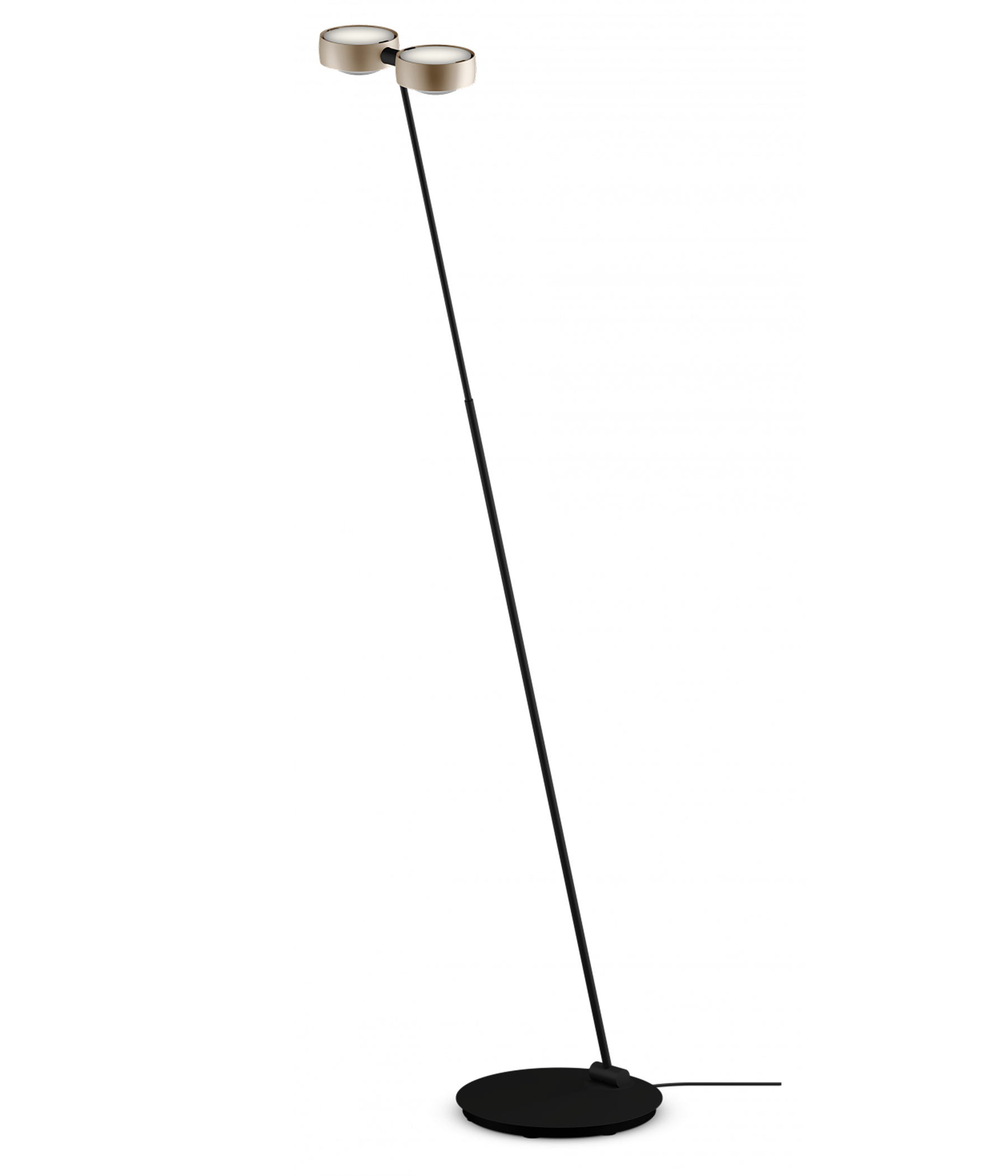 Occhio Sento terra Stehleuchte gold matt schwarz matt LED