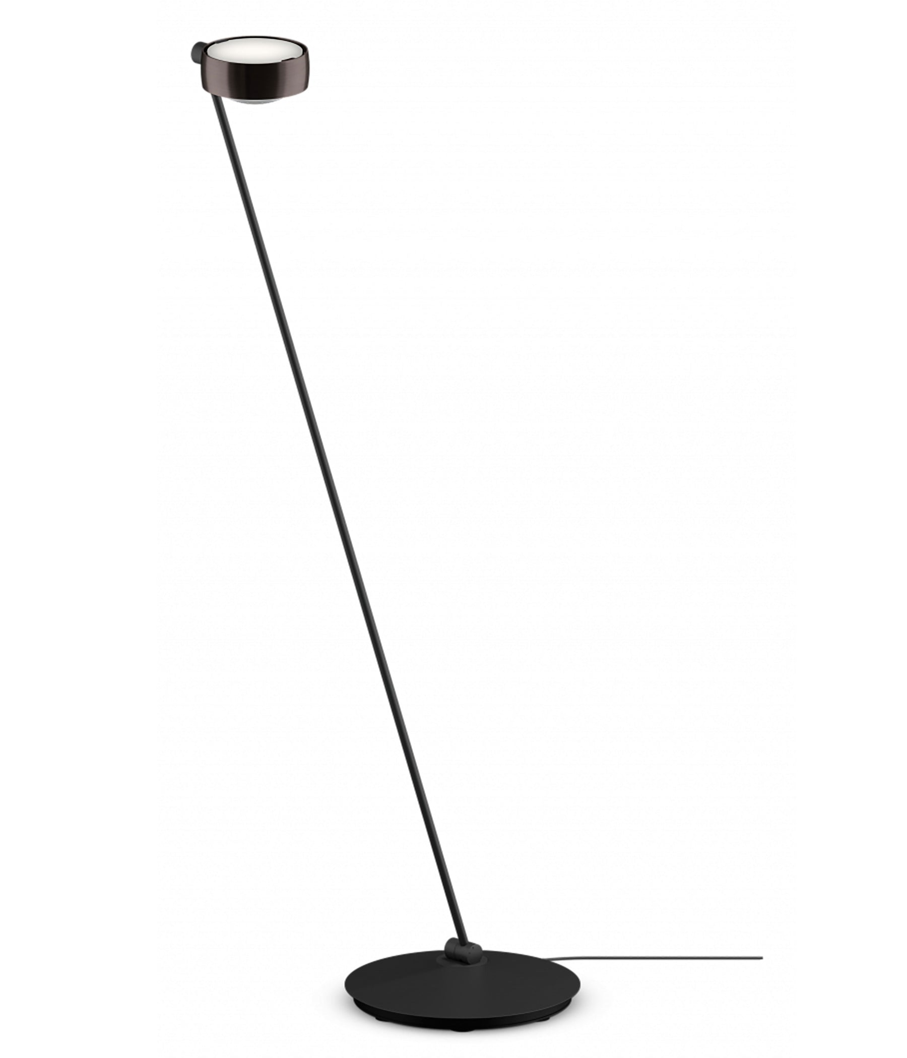 Occhio Sento lettura Stehleuchte 125 cm phantom schwarz rechts vom Objekt LED
