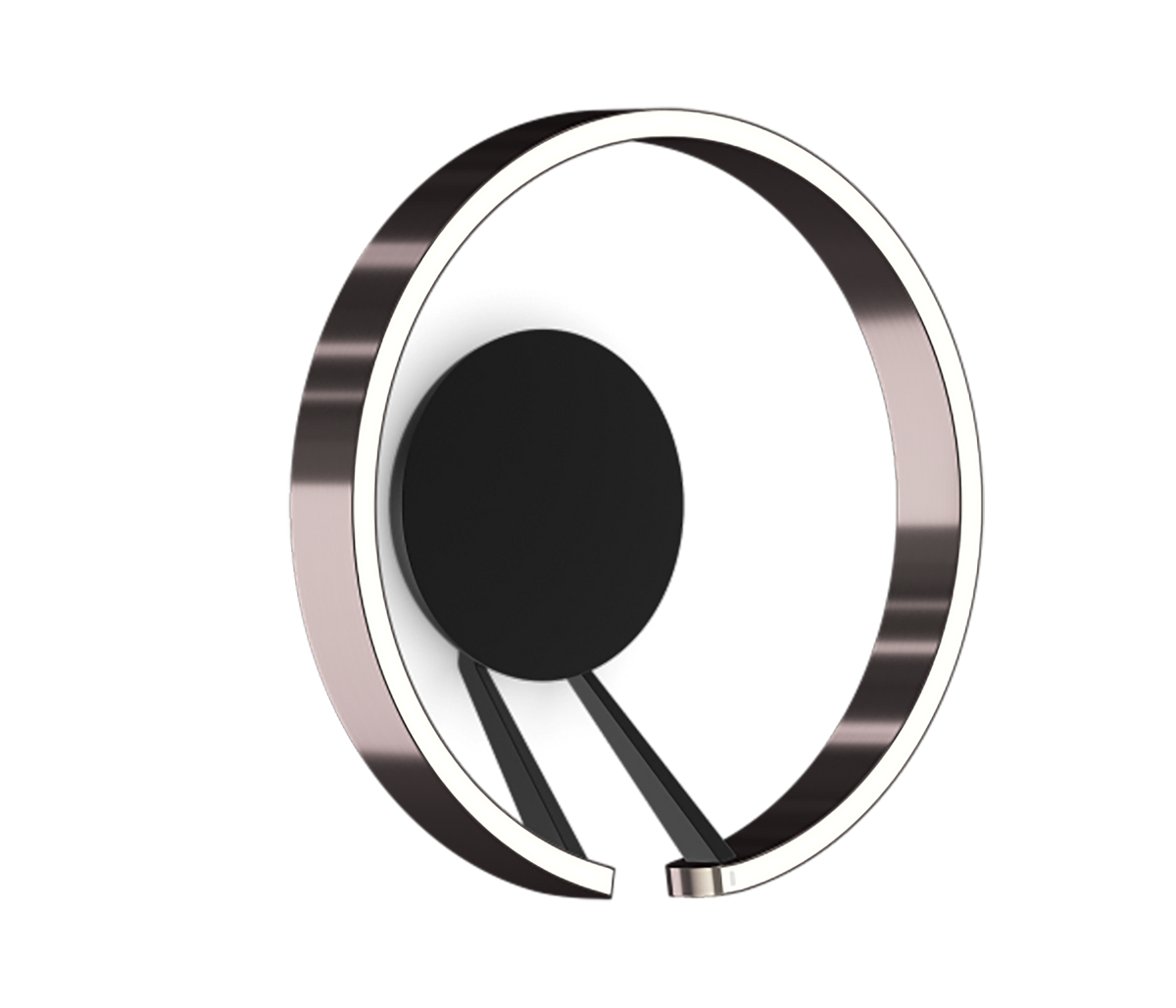 Occhio Mito aura 40 up Wandleuchte phantom schwarz matt LED