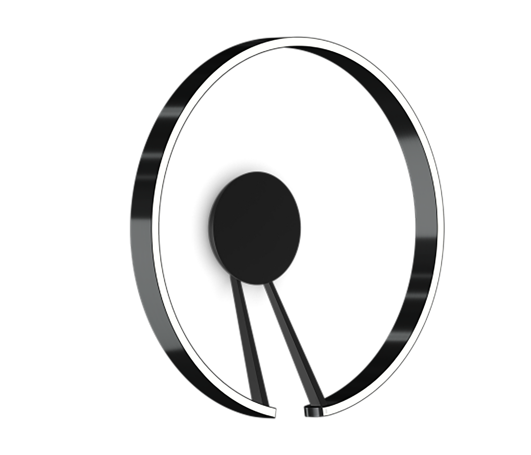 Occhio Mito aura 60 up Wandleuchte black phantom schwarz matt LED