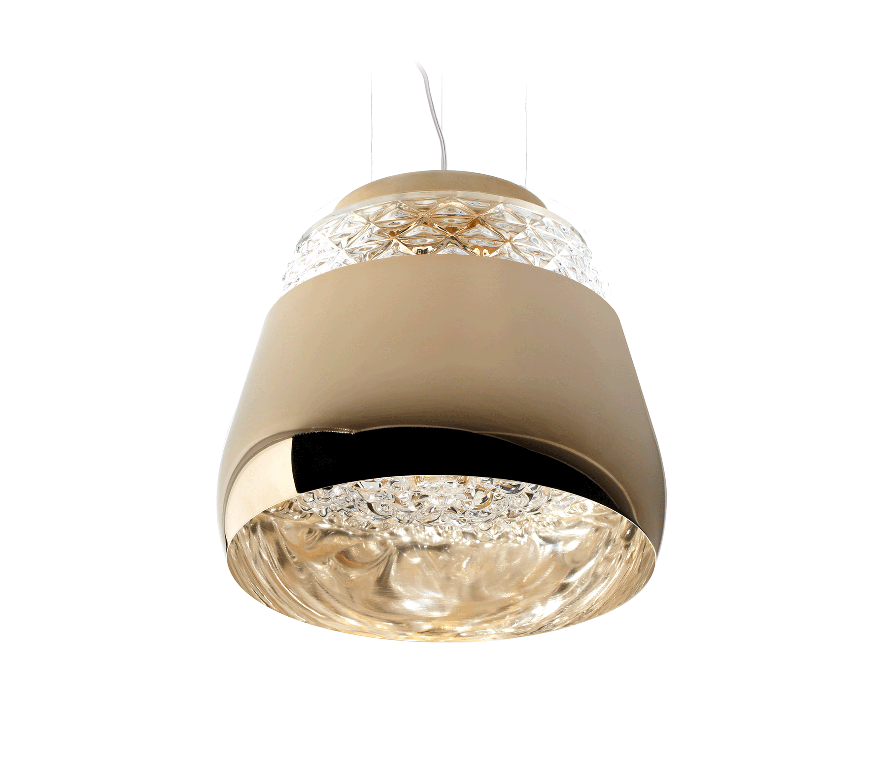 Moooi Valentine Pendelleuchte gold groß