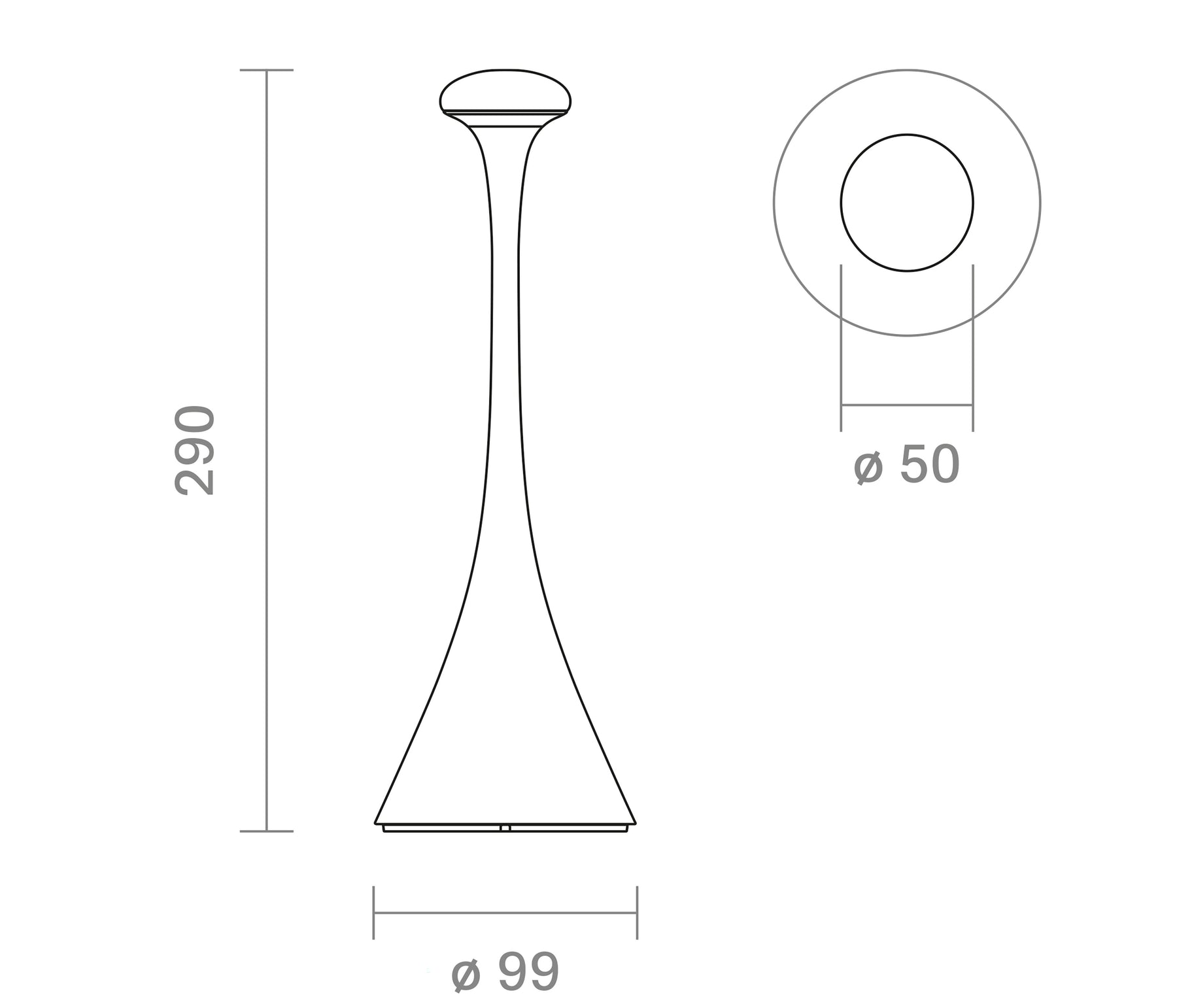 Sigor Nudrop Akkuleuchte LED schwarz