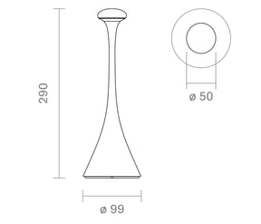 Sigor Nudrop Akkuleuchte LED feuerrot