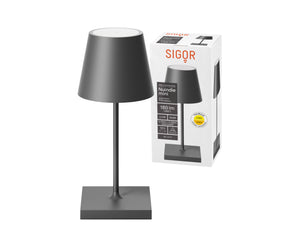 Sigor Nuindie Mini Akku-Tischleuchte LED anthrazit