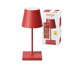 Sigor Nuindie Mini Akku-Tischleuchte LED rot