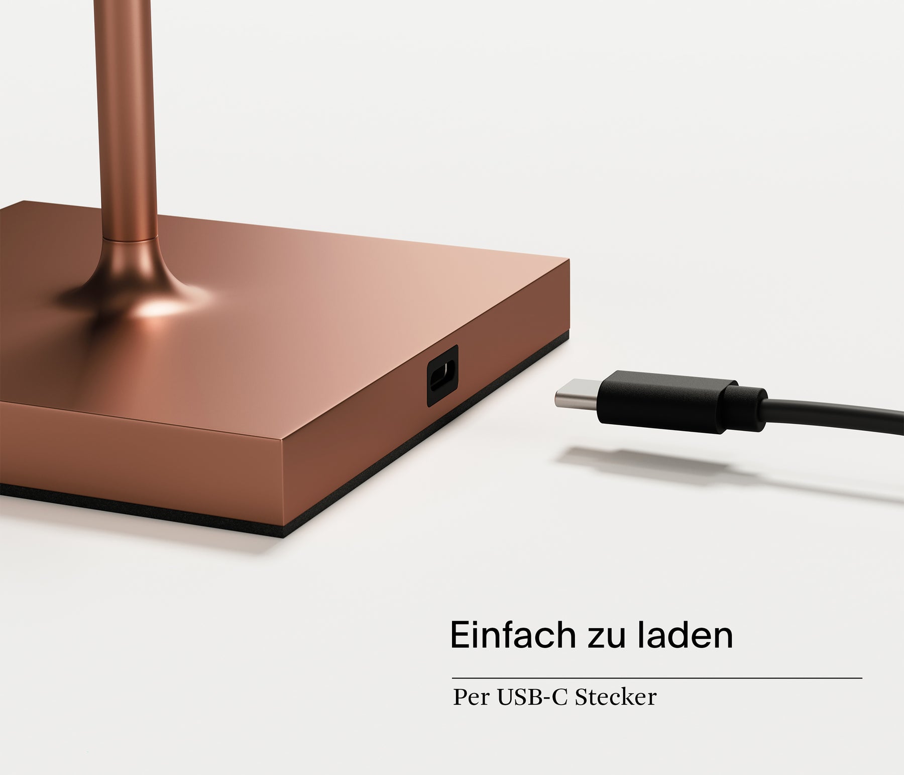 Sigor Nuindie Mini Akku-Tischleuchte LED bronze