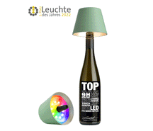Sompex TOP 2.0 Akku-Flaschenleuchte LED olivgrün