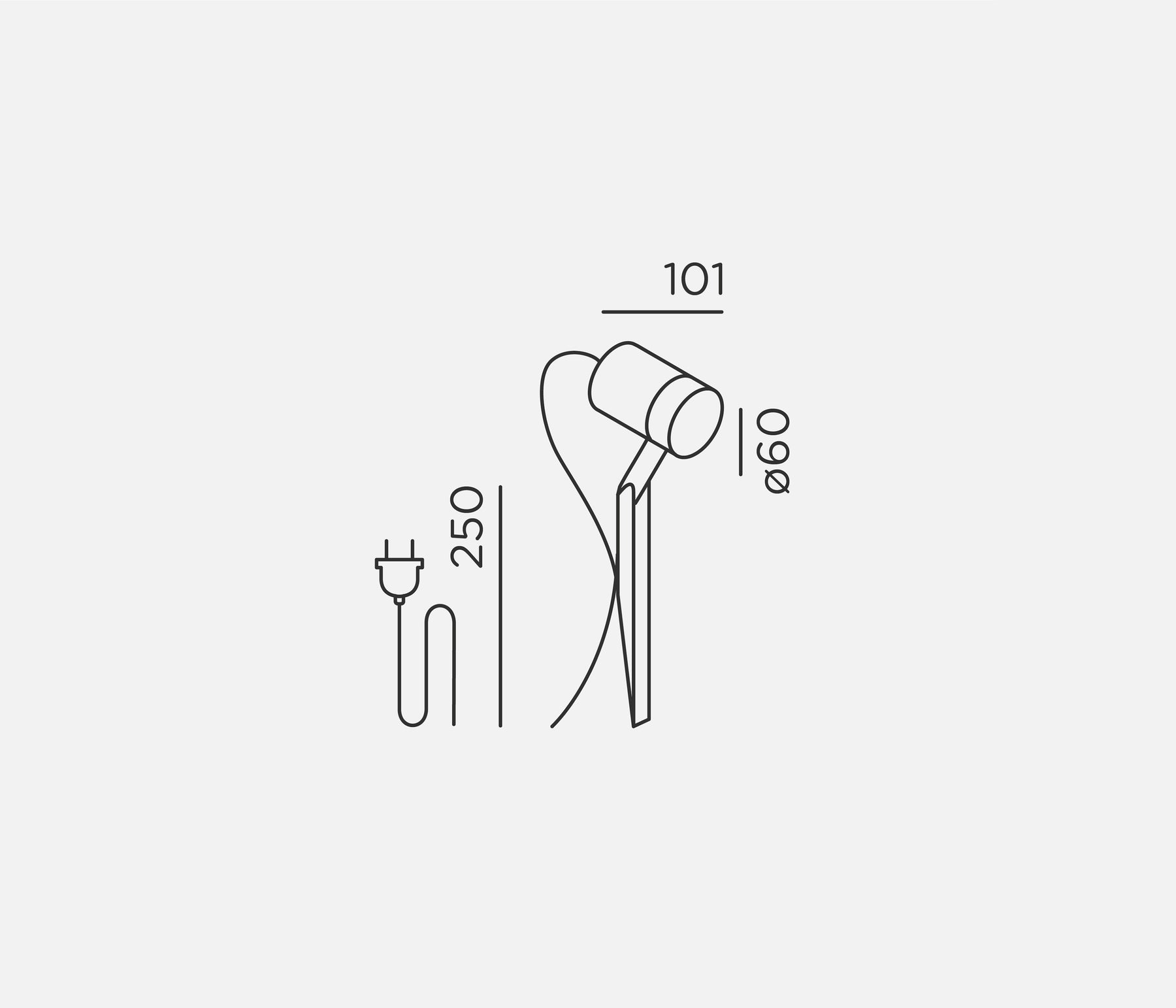 IP44.DE piek Strahler LED 25 cm