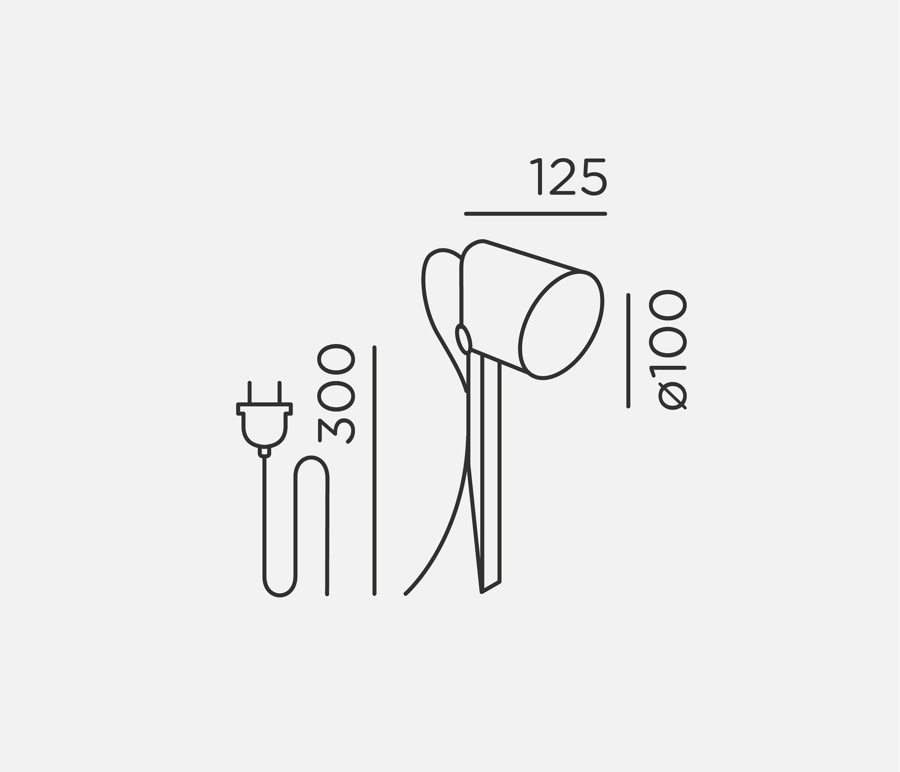 IP44.DE stic spike Strahler LED 30 cm