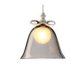Moooi Bell Lamp S Pendelleuchte smoke / weiß