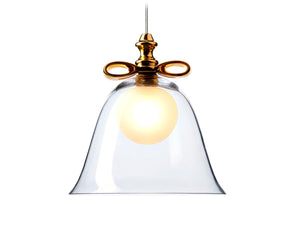 Moooi Bell Lamp S Pendelleuchte transparent / gold