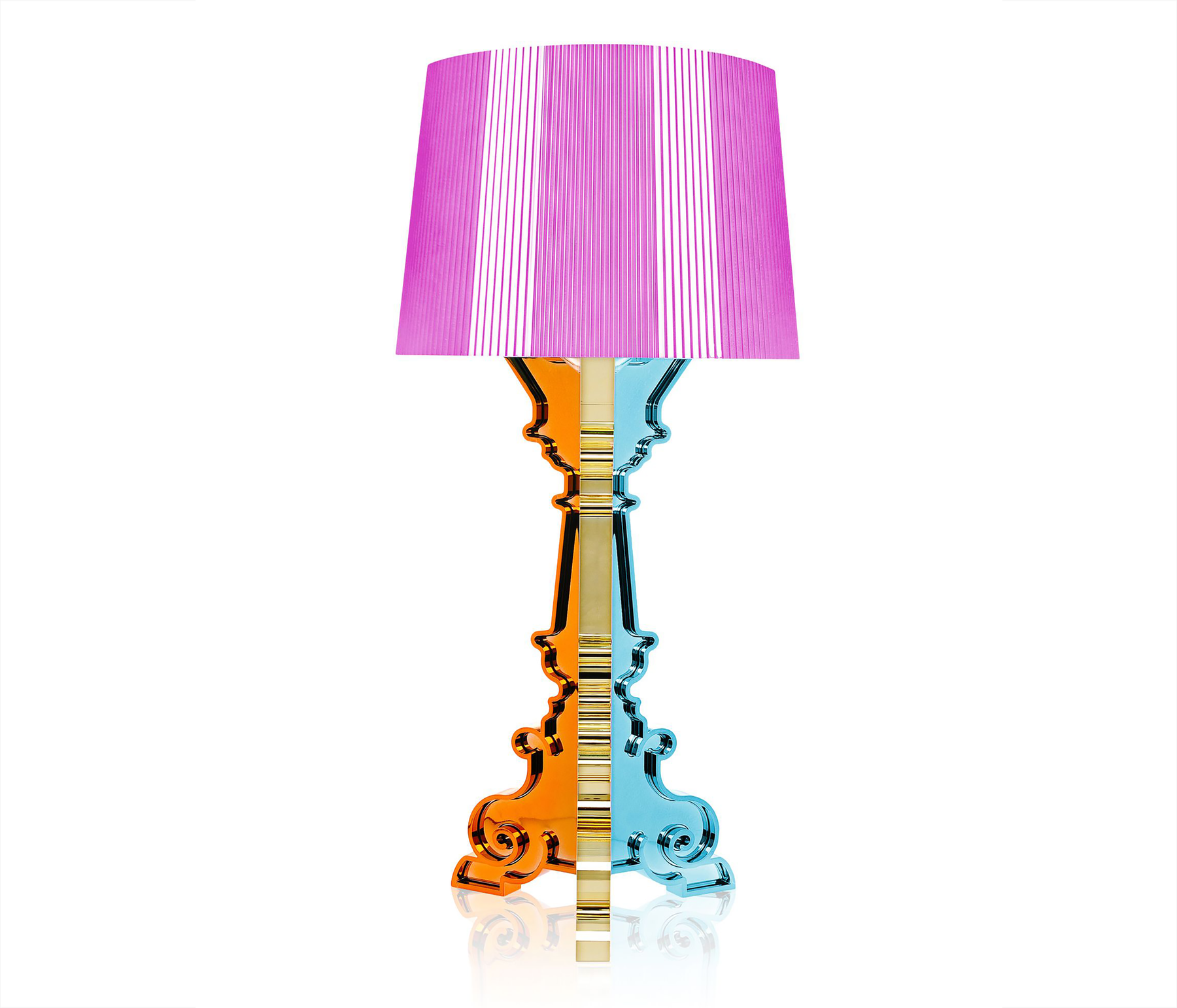 Kartell Tischleuchte Bourgie mehrfarbig / fuchsia LED