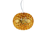 Kartell Planet Pendelleuchte bernstein LED