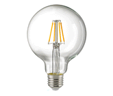 Sigor LED Globelampe Filament 95 mm Klar 11 W E27
